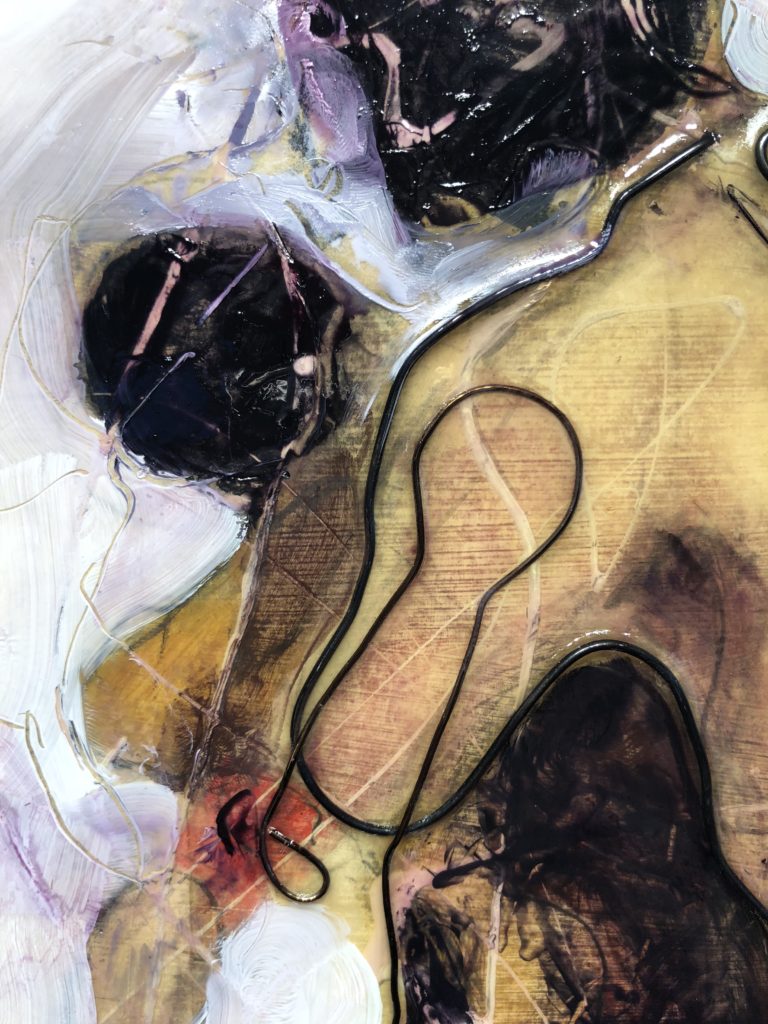 Birth of immortality, Detail, Abstract art , By Frank Marino Baker